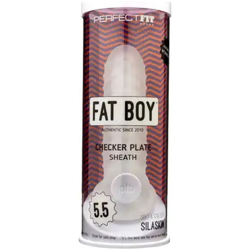 Fat Boy Checker Box Sheath 5.5 in Clear
