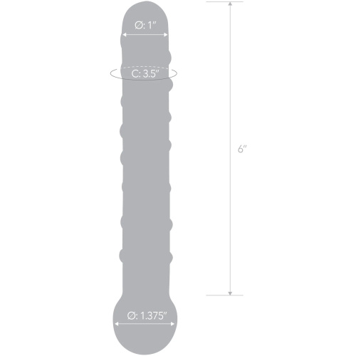 Callisto Clear Glass Dildo