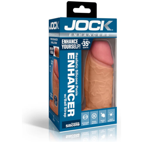 Jock Silicone Penis Extension Sleeve - Medium
