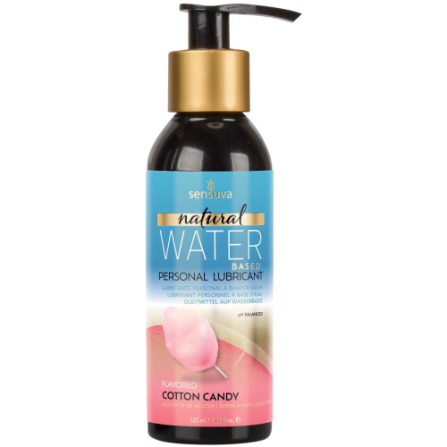 Natural Water-Based Personal Lubricant 4.23 Fl. Oz. - Cotton Candy