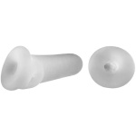 Fat Boy Micro Ribbed Sheath 5.5" - Clear