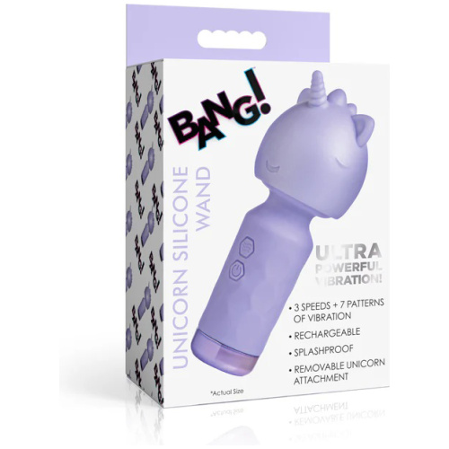 Unicorn Silicone Wand - Lavender