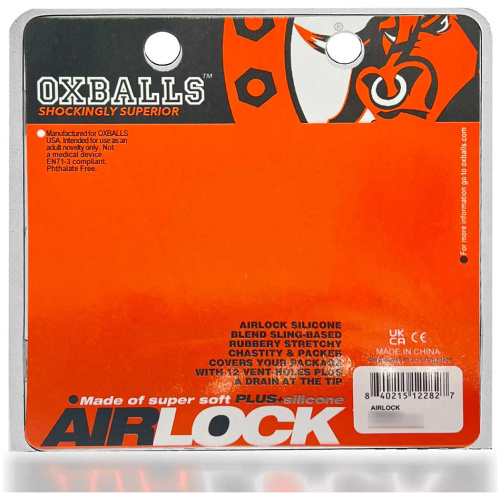 Airlock Air-Lite Vented Chastity - Clear Ice