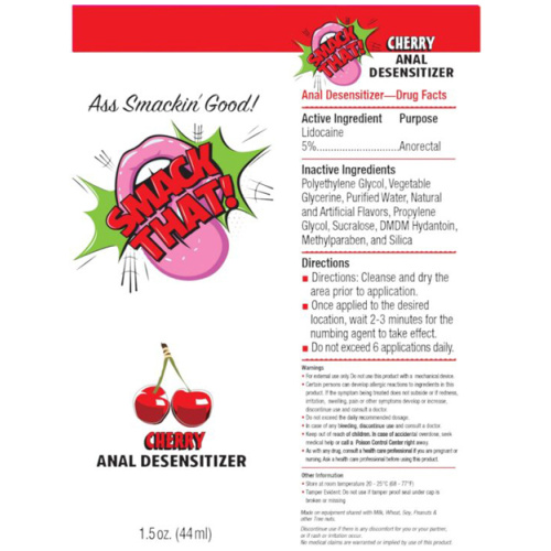 Smack That Anal Desensitizer Cherry 1.5oz