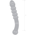 Purple Rain Ribbed Dildo