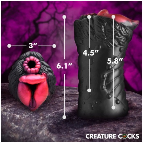 Savage She-Wolf Silicone Stroker - Brown