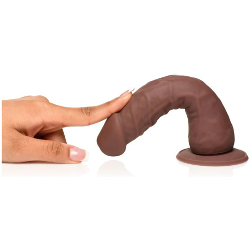 Easy Riders 7" Silicone Dildo - Dark