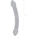 Double Trouble Glass Dildo