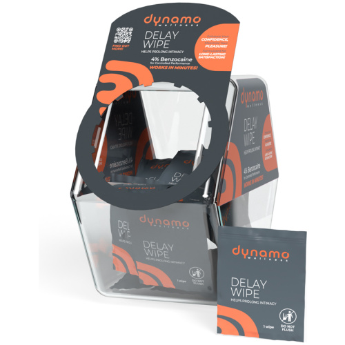 Dynamo Wellness Delay Wipe 4% - Bowl 144 Pieces