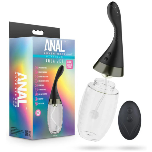 Anal Adventures Platinum - Aqua Jet - Black