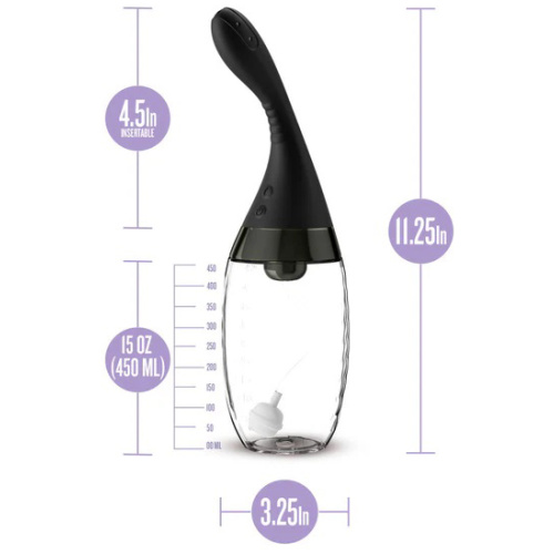 Anal Adventures Platinum - Aqua Jet - Black