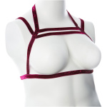 Gender Fluid Sugar Coated Harness - Large/xxlarge - Raspberry