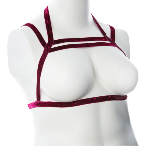 Gender Fluid Sugar Coated Harness - Large/xxlarge - Raspberry