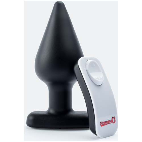 My Secret Remote Vibrating XL Plug - Black - 6 Count Box