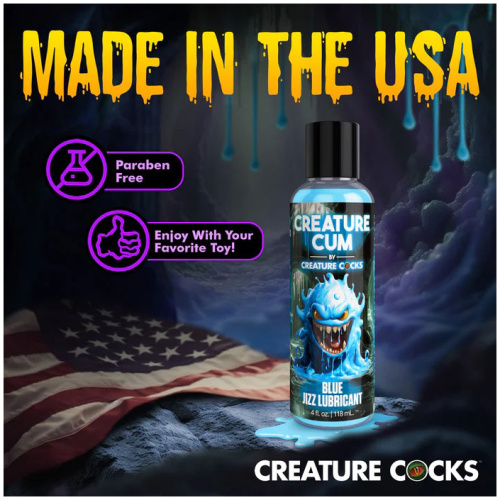 Creature Cum Blue Water-Based Lubricant 4oz