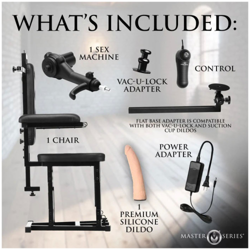 Enforcer Chair With Sex Machine