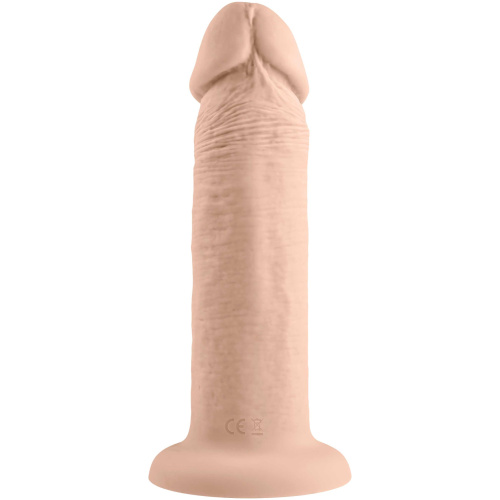 6 Inch Girthy Vibrating Dong - Light