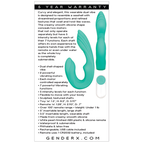 Strapless Seashell - Teal