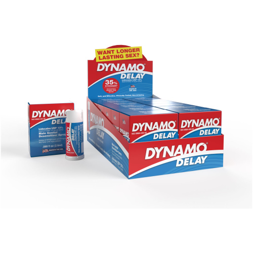 Dynamo Delay to Go in Pop Box .088 Fl Oz - 12 Ct Box - Display