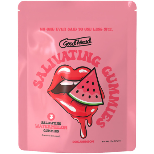 Goodhead - Salivating Gummies 24pk Display (3 Pcs Per Pouch) - Watermelon