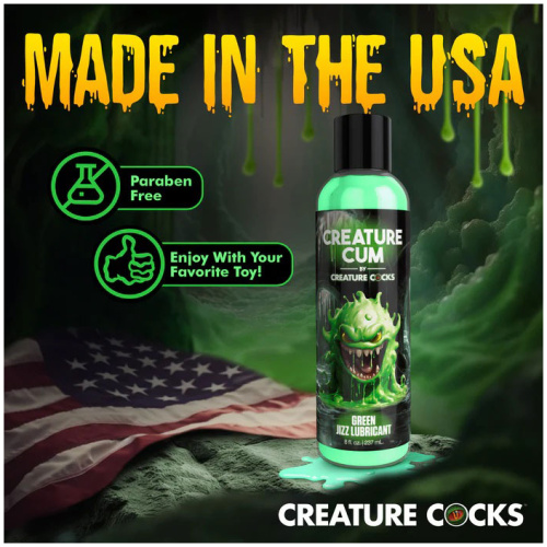 Creature Cum Green Water-Based Lubricant 8oz