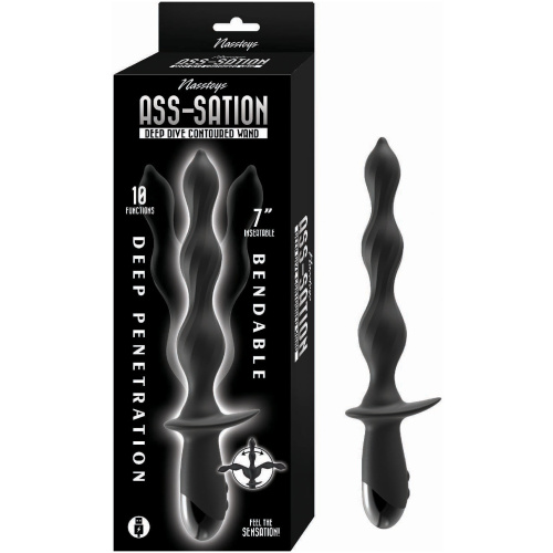 Ass-Sation Deep Dive Contoured Wand - Black