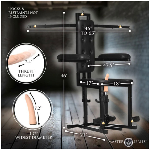 Enforcer Chair With Sex Machine