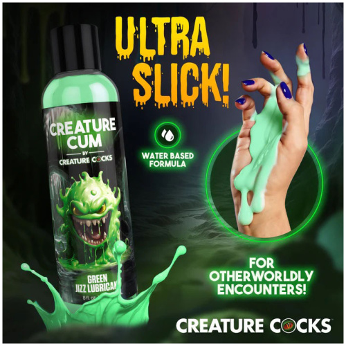 Creature Cum Green Water-Based Lubricant 8oz