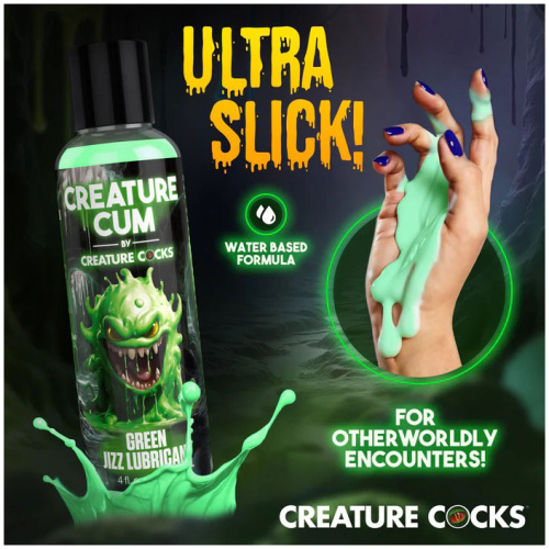 Creature Cum Green Water-Based Lubricant 4oz