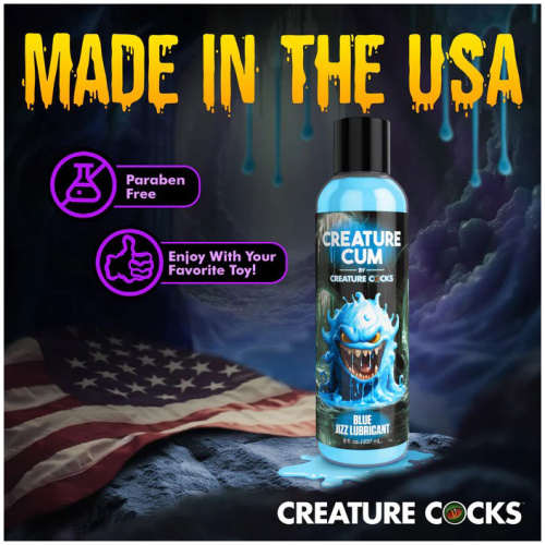 Creature Cum Blue Water-Based Lubricant 8oz