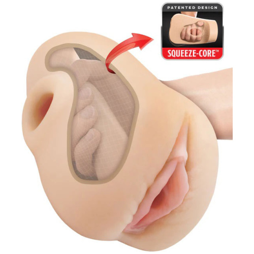 Pdx Plus Pussy Pounder Squeeze Stroker - Light