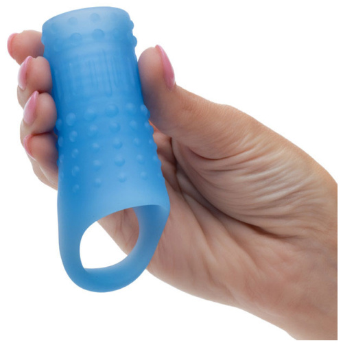 Basic Essentials Liquid Silicone Pleasure Enhance - Blue