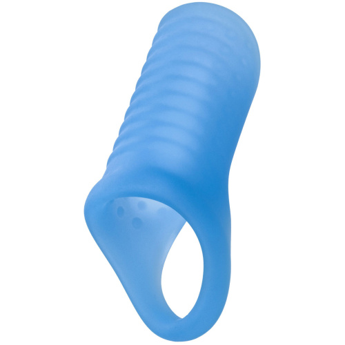 Basic Essentials Liquid Silicone Pleasure Enhance - Blue