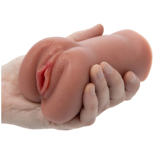 Stroke It Liquid Silicone Juicy Pussy - Brown