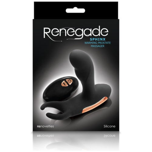 Renegade - Sphinx - Warming Prostate Massager - Black