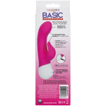 Basic Essentials Rechargeable Dual Pleaser - Pink