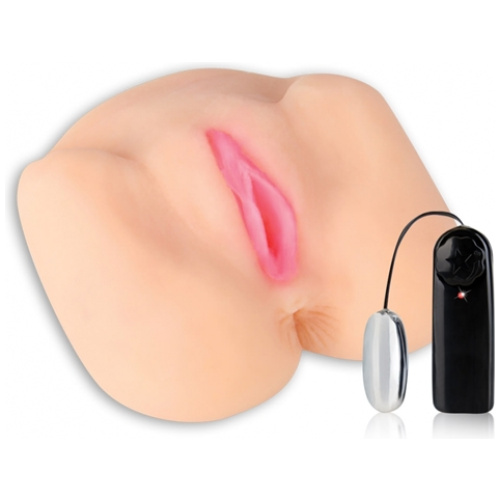 Vibrating Spread Eagle Pussy and Ass