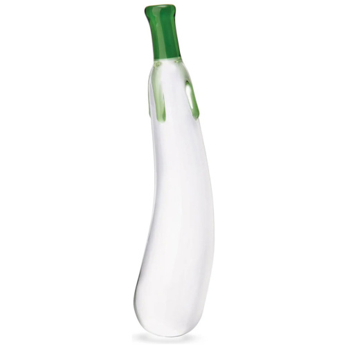 Eggplant Ecstasy 7.25" Glass Dildo