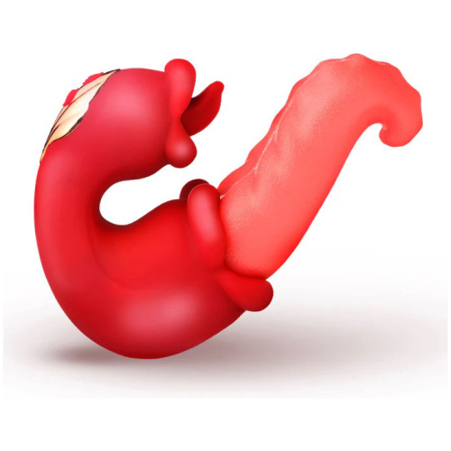 Lickgasm Lick Lasher Licking Vibrator - Red