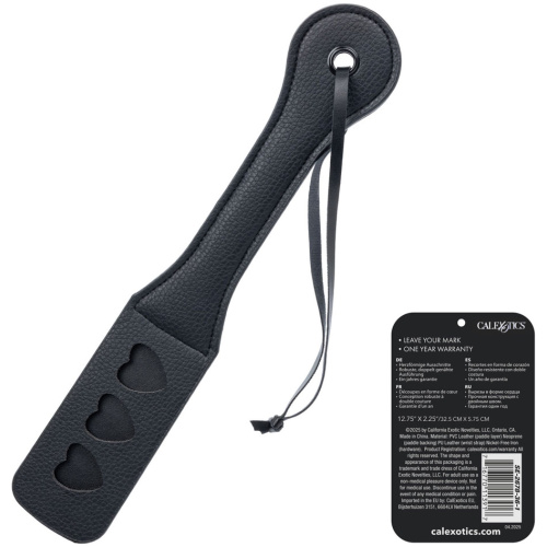 Nocturnal Collection Heart Throb Paddle - Black