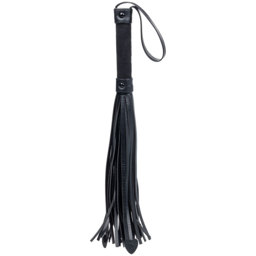 Nocturnal Collection Heart Throb Flogger - Black