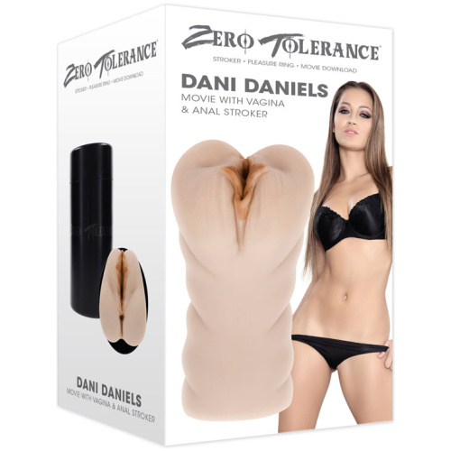 Dani Daniels Movie with Vagina and Anal Stroker - White