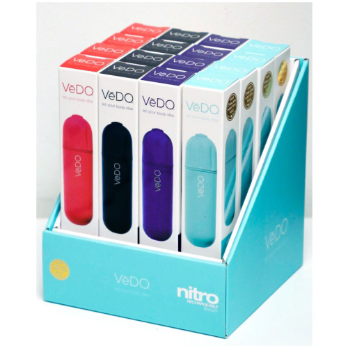 Nitro Rechargeable Bullet - 16pc Assorted Display