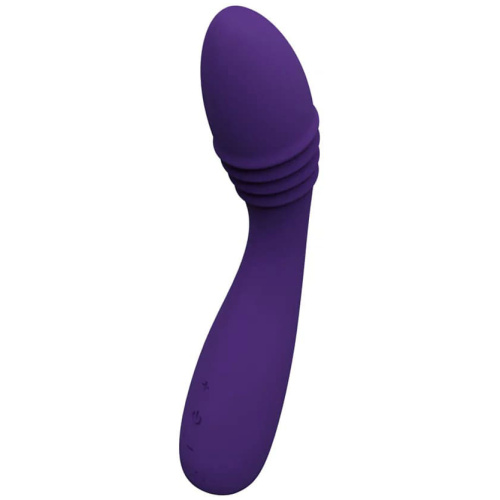 Ohni Rechargeable G-Spot Thrusting Vibe Purple