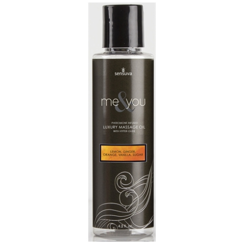 Me and You Massage Oil - Lemon Ginger Orange Vanilla Sugar - 4.2 Fl. Oz.