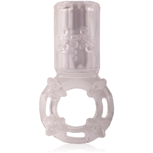 Big Omg Vibrating Ring - Clear - Each