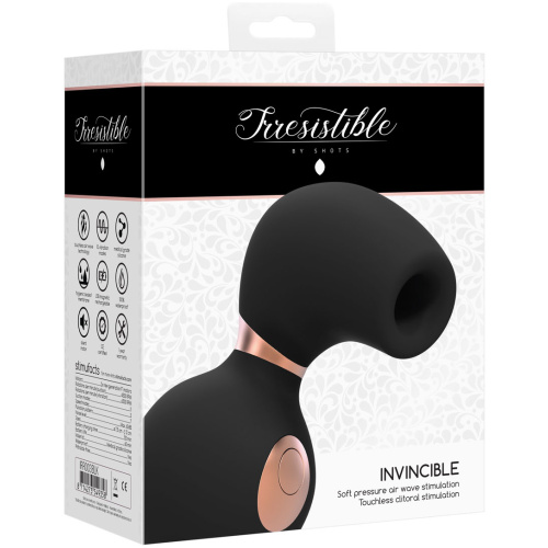 Invincible Clitoral Stimulator - Black