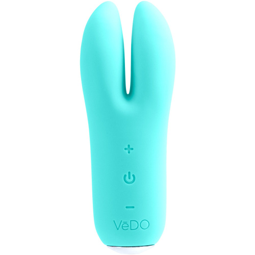 Kitti Rechargeable Dual Vibe - Tease Me Turquoise