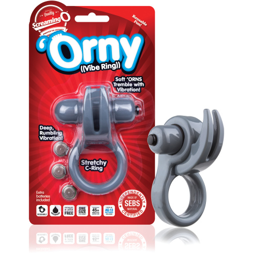 Orny Vibe Ring - Grey - 6 Count