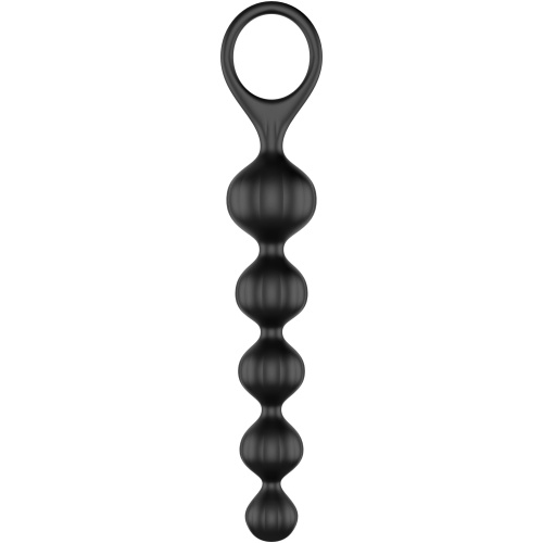 Satisfyer Beads Super Soft Silicone - Black